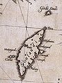 Kart over Gotland frå 1626