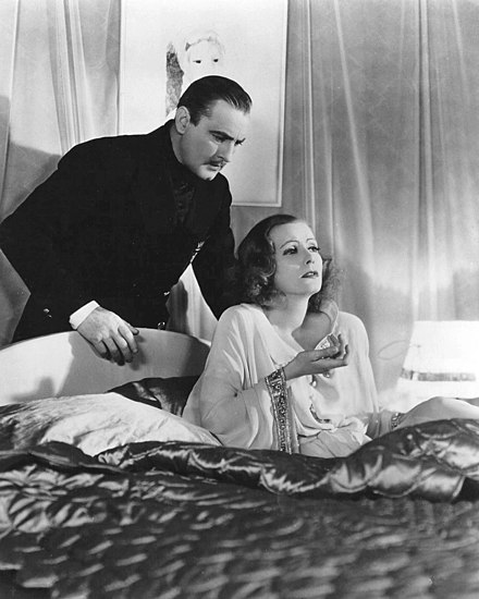 John Barrymore and Greta Garbo