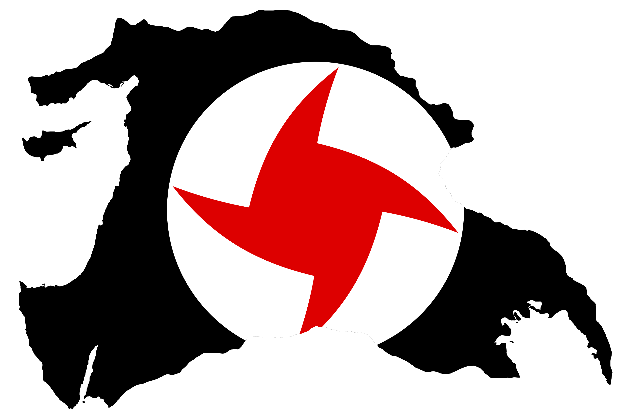 File:Greater Syria with Syrian Social Nationalist Party Flag.svg