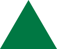 Green equilateral triangle point up.svg