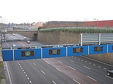 Der M38 (A) motorway  220px-HP_Sauce_Factory_Aston_Cross_after_demolition_had_taken_place._-_geograph.org.uk_-_1110577
