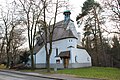 Evangelische Jesuskirche auf dem Gelände des Isar-Amper-Klinikums München-Ost in Haar, Landkreis München, Regierungsbezirk Oberbayern, Bayern. Als Baudenkmal unter Aktennummer D-1-84-123-9 in der Bayerischen Denkmalliste aufgeführt. Erbaut im Jahr 1905.