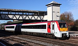 Hereford - Keolis Amey 175003 Carmarthen service.JPG 