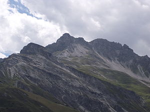 Hoher Burgstall seen from the Kreuzjoch