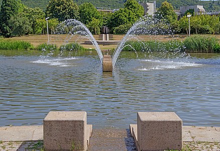 Water garden Horbachpark Ettlingen Germany