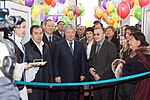 Opening of IAB's sport complex with participation of the Mayor of Almaty Akhmetzhan Yessimov IAB. Sport complex opening.jpg