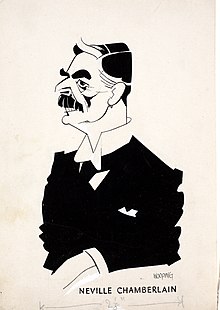 Caricature of Chamberlain, c. 1940 INF3-46 Neville Chamberlain Artist Wooding.jpg