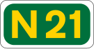 N21 Straßenschild}}