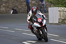 Superstock TT winner Ian Hutchinson (pictured in practice) Ian Hutchinson - TT 2015.jpg