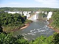 Iguazú-Wasserfälle, von der brasilianischen Seite aus gesehen