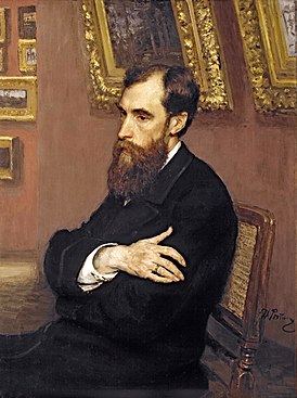 portrait d' Ilya Repine , 1883, Galerie nationale Tretiakov