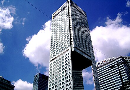 Intercontinental in Warsaw, the tallest hotel in Poland