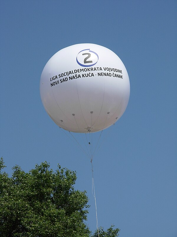 LSV balloon - 2012 elections campaign