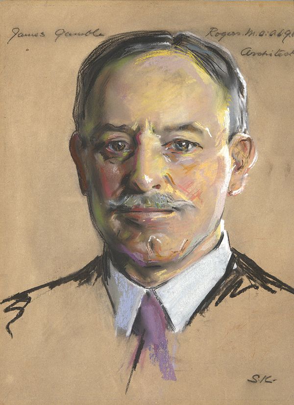 Portrait by William Sergeant Kendall