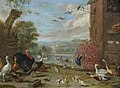 "Jan_van_Kessel_(1641-1680)_-_Peacock_and_Other_Birds_-_926817.2_-_National_Trust.jpg" by User:BotMultichill