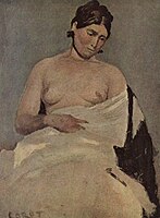 Jean-Baptiste-Camille Corot - Femme assise aux seins nus.jpg