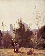 Camille Corot, Souvenirs de Pierrefonds (1860-1861).
