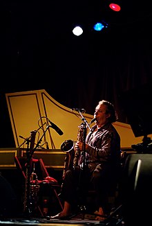 Jean Derome performing at the Suoni Per Il Popolo Festival in Montreal, Quebec, Canada, 24 June 2007.