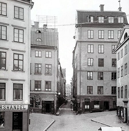 Köpmantorget, Köpmangatan 1903