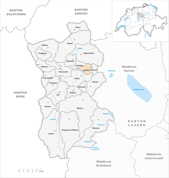 Egolzwil - Localizazion