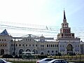 The grand entrance of the Kazansky Rail Terminal.