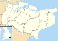 Kent UK district map (blank).svg