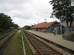 Kibæk railway station