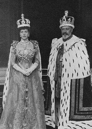 <span class="mw-page-title-main">Coronation of Edward VII and Alexandra</span> Initiation rite performed to crown Edward VII of the UK and his wife Alexandra in 1902