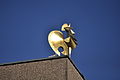 4. Goldener Hahn auf der Kirche Leimbach