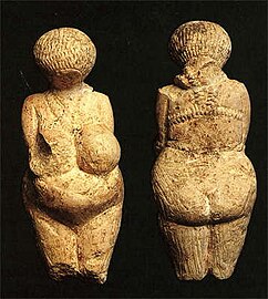 A Venus from Kostenki showing a bandeau with straps