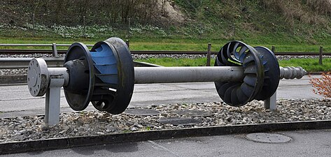 Läufer einer der Doppel-Francisturbinen