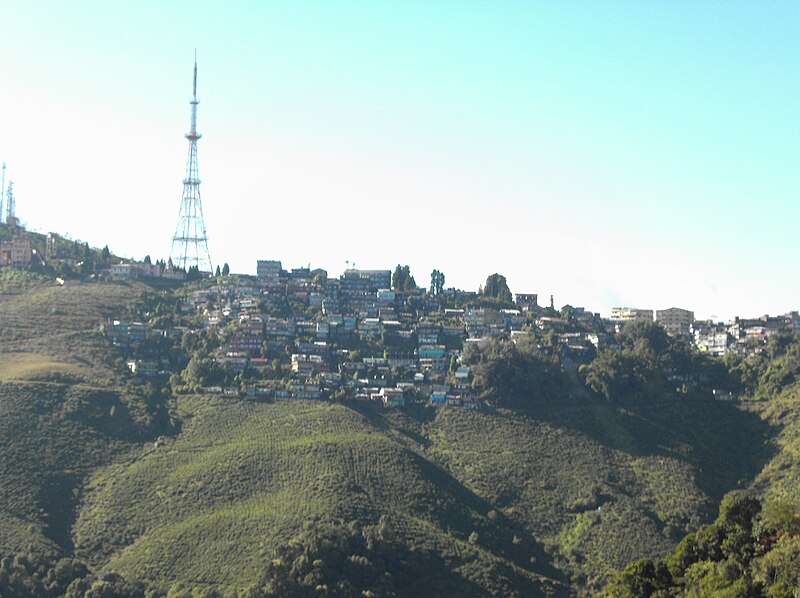 File:Kurseong from the Road.JPG