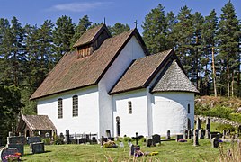 Old Kviteseid Church (c. 1260)