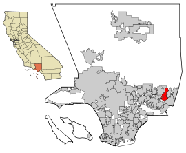 LA County Incorporated Areas San Dimas highlighted.svg