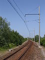 English: The Vergigny bifurcation of the LGV Sud-Est, in Vergigny, Yonne, France. Français : La bifurcation de Vergigny sur la LGV Sud-Est|LGV Sud-Est|LGV Sud-Est, à Vergigny, Yonne, France.