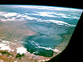 Den Tschadséi 1969 op enger Foto vun der NASA