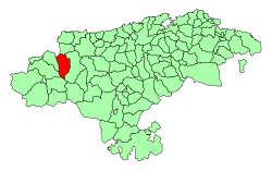 Location of Lamasón