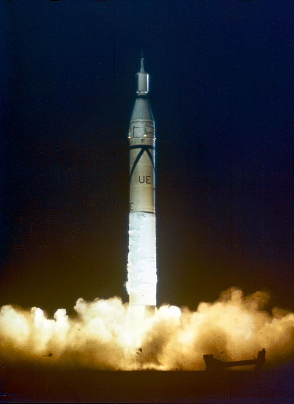 Launch of the Army Ballistic Missile Agency's Explorer 1, America's first satellite