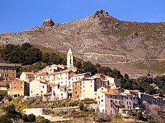 Vue du village de Lento (Costera).