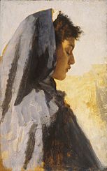 Profile Head of a Young Woman