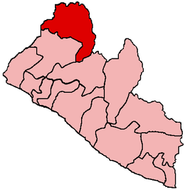 Contea di Lofa – Localizzazione