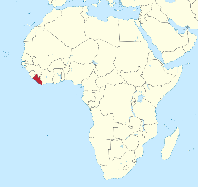 File:Liberia in Africa (-mini map -rivers).svg