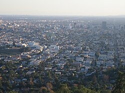 Little Armenia as viewed from Griffith Observatory