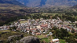 Skyline of Llamellín