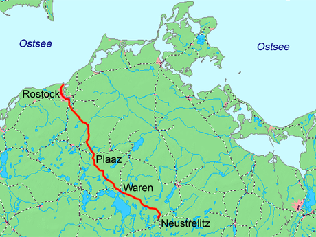 Neustrelitz–Warnemünde railway