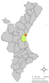 Розташування муніципалітету Емперадор у автономній спільноті Валенсія