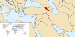 Localización de Armenia