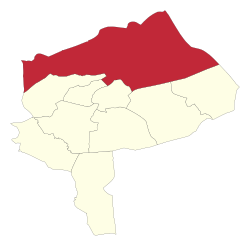 Ubicación de Aradakan en la provincia de Yazd