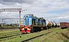 Freight locomotive TEM2M-063 near Vinnytsia railway station