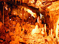 View inside large cavern chamber.